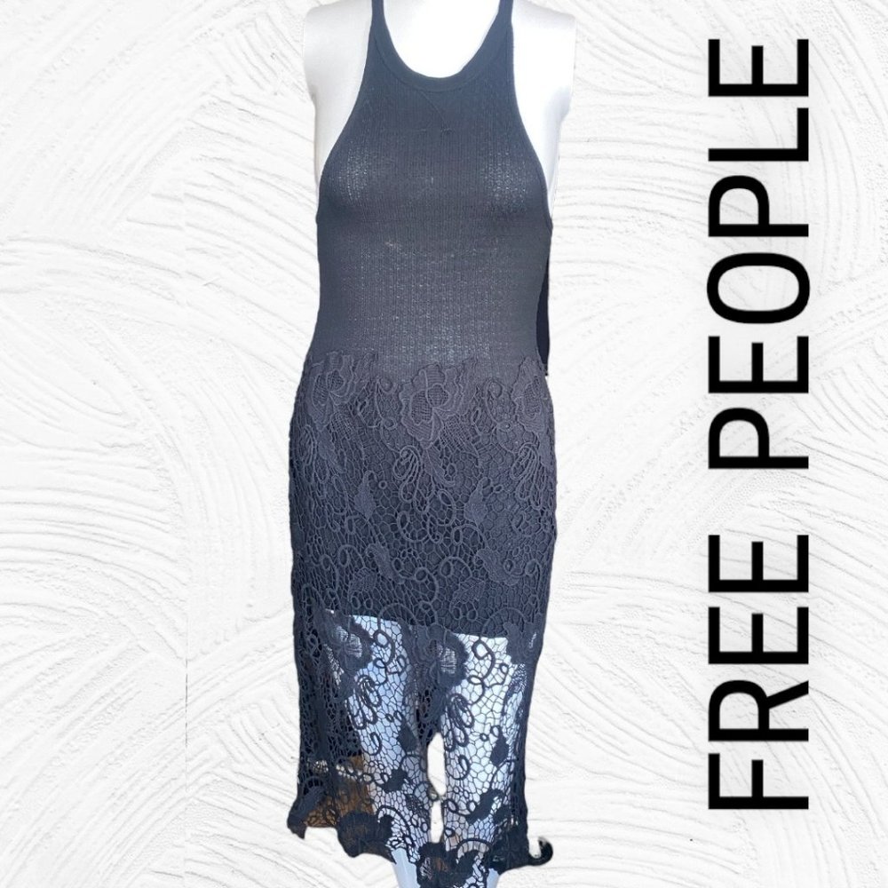 FREE PEOPLE TANK DRESS (SZ XS) - Picture 1 of 7